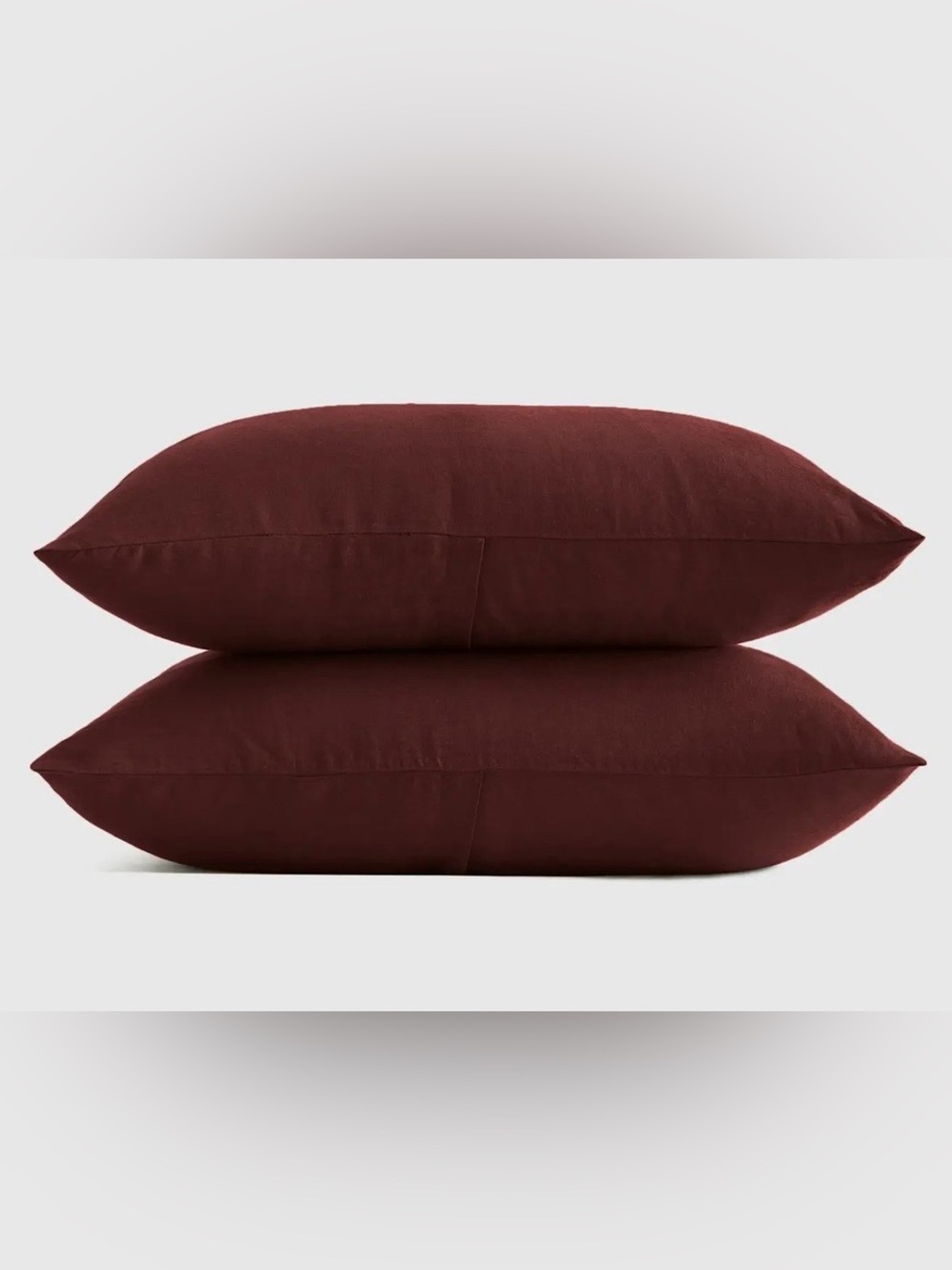 Quince Burgundy Pillow Pair